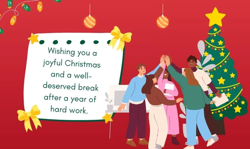Lời chúc Giáng sinh tiếng Anh cho đồng nghiệp