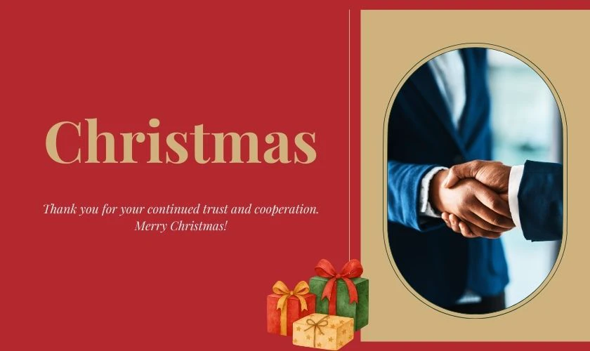 Lời chúc Giáng sinh cho đối tác bằng tiếng Anh