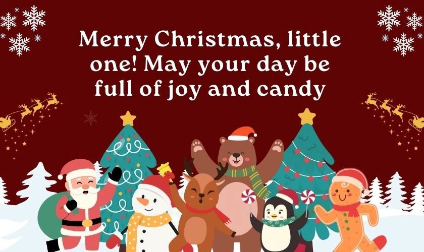 Lời chúc Giáng sinh cho bé
