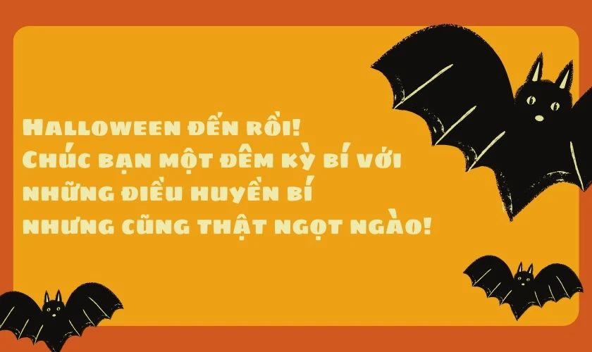 Lời chúc Halloween cho bạn bè