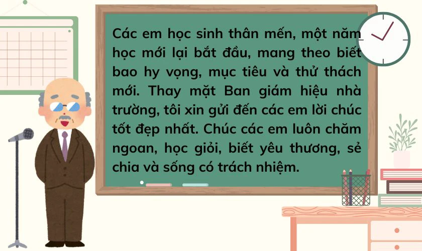 Câu nói dành cho thầy hiệu trưởng