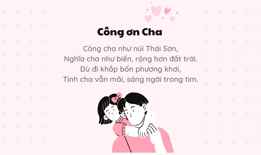 Lời chúc mừng ngày của Cha