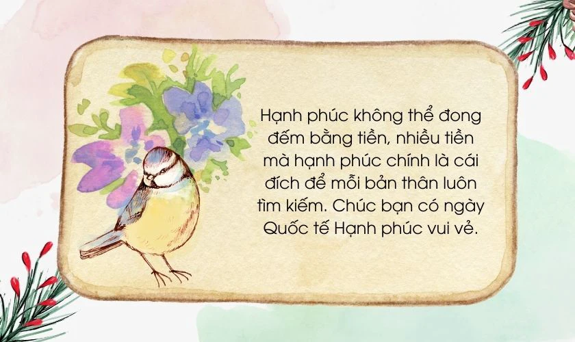 Lời chúc ngày Quốc tế Hạnh phúc ý nghĩa