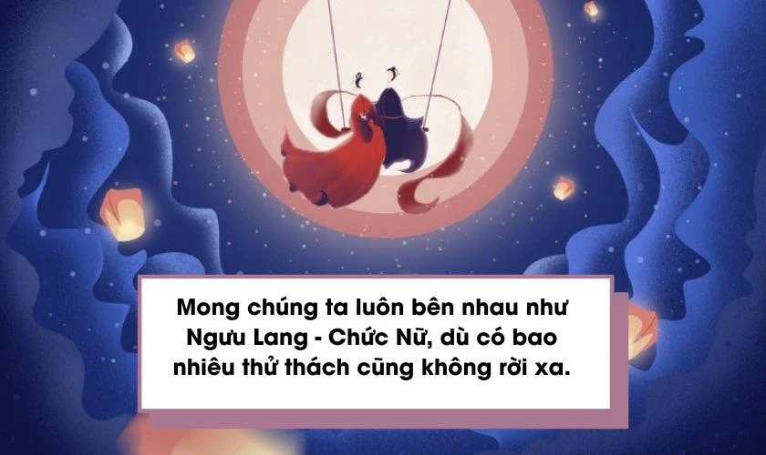 Lời chúc ngày Thất tịch dành cho người yêu 2025