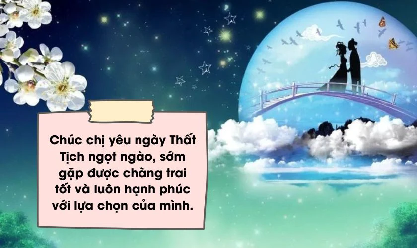 Lời chúc ngày Thất tịch cho anh, chị, em