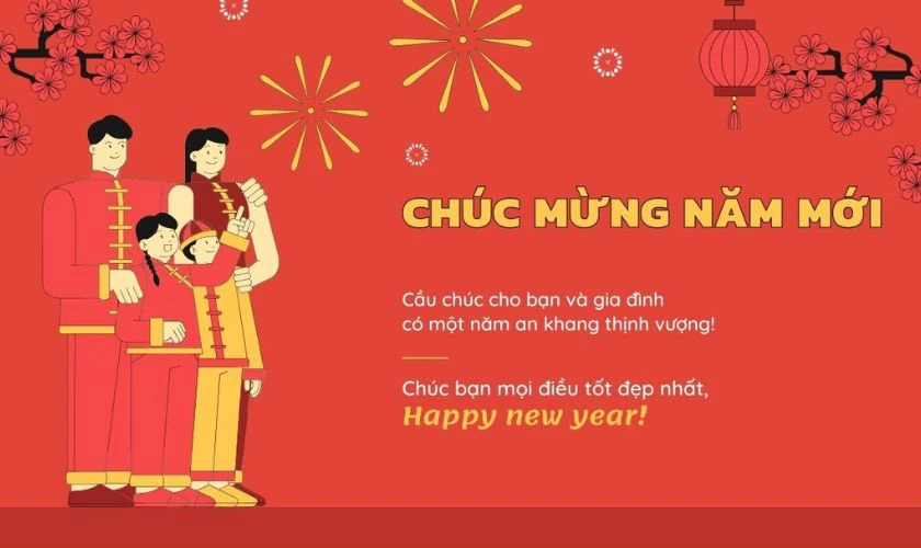 Lời chúc Tết độc đáo 2025 bằng hình ảnh ý nghĩa