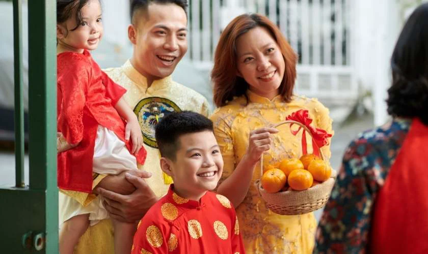 Chúc tết ông bà ngoại tình cảm yêu thương 2026