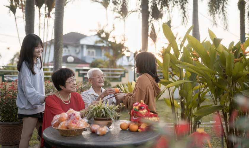 Câu chúc để bé chúc Tết ông bà