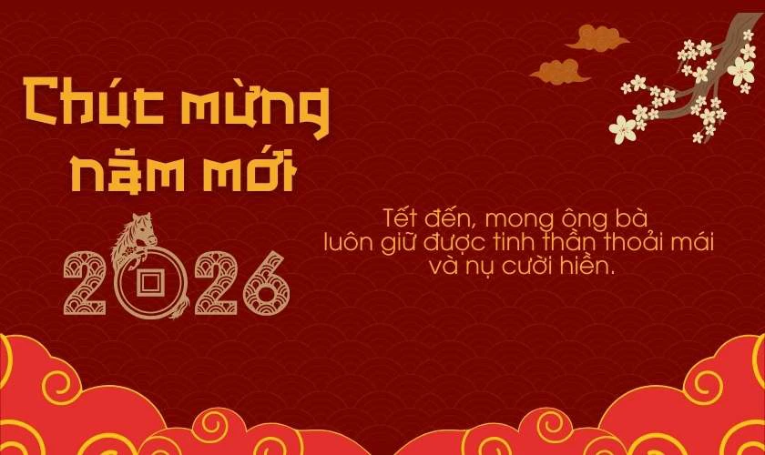 Hình ảnh chúc mừng Tết ông bà