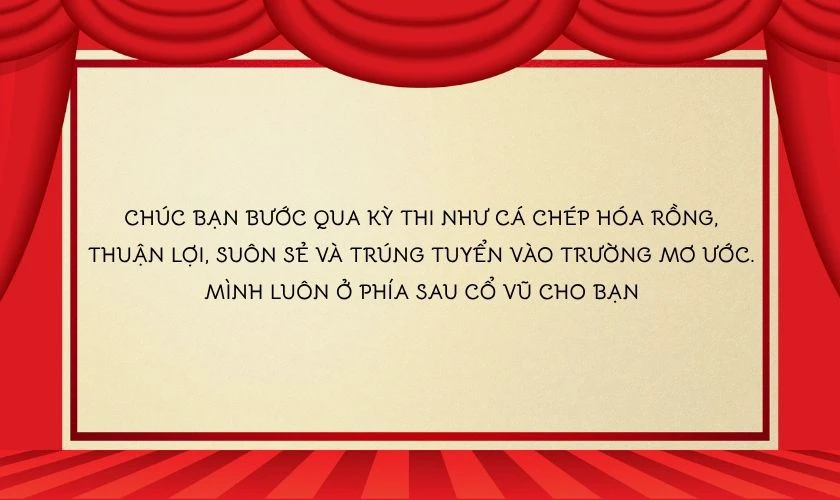 Lời chúc thi tốt nghiệp THPT ý nghĩa
