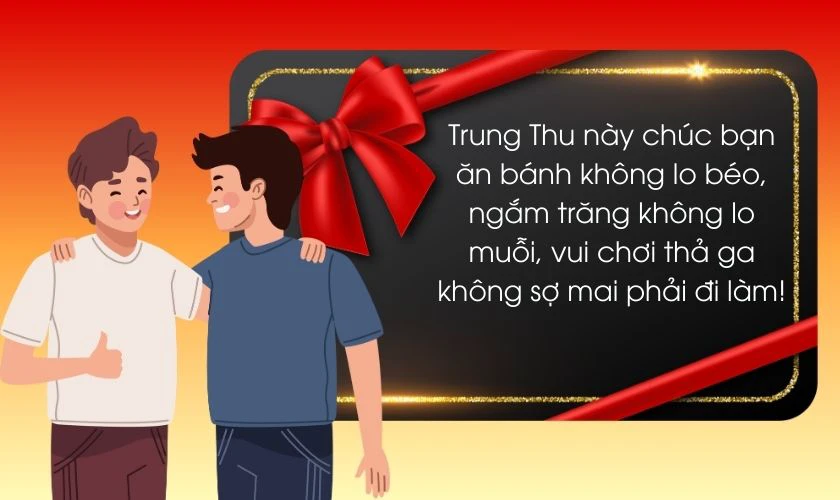 Mẫu câu chúc ngày Trung thu cho bạn bè bá đạo