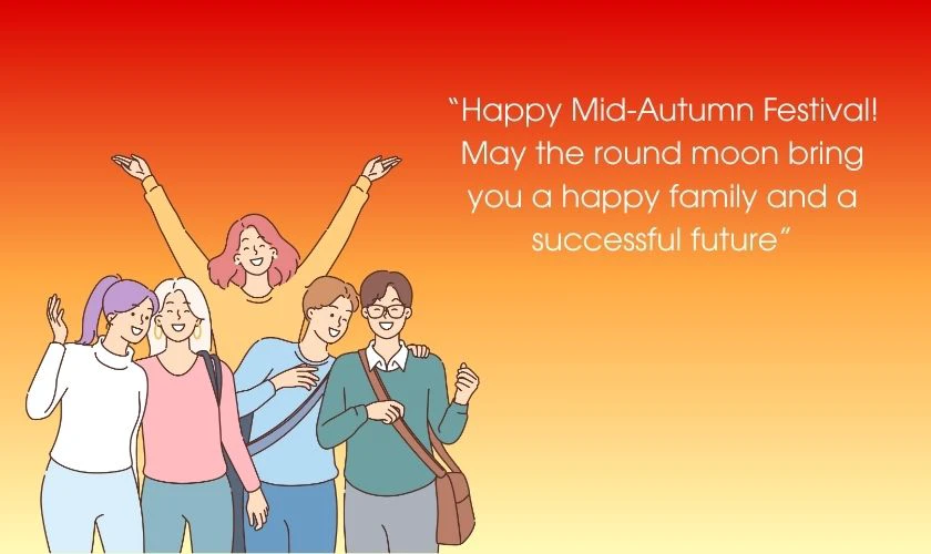 Mẫu câu chúc mừng Trung thu cho bạn bè bằng tiếng Anh