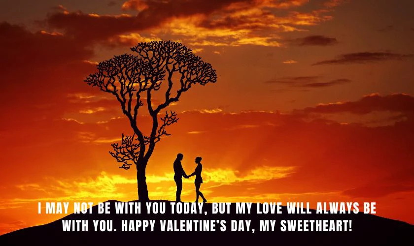 Lời chúc Valentine bằng tiếng Anh cho người yêu ở xa