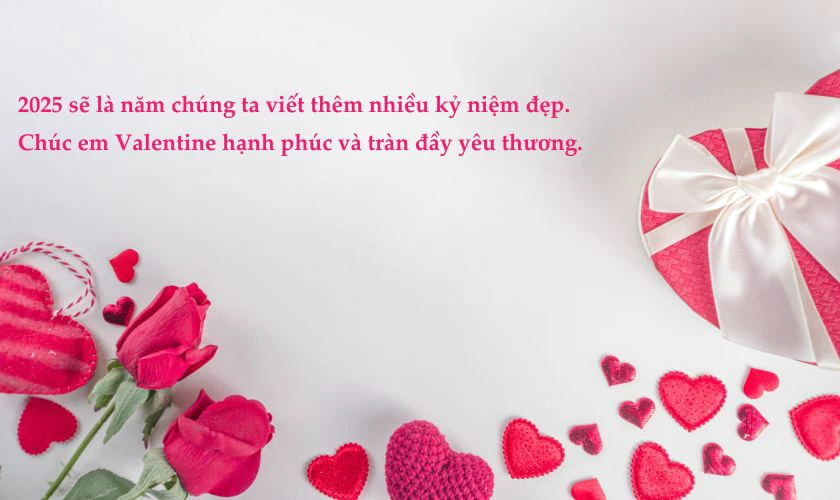 Lời chúc Valentine 2025 cho bạn gái