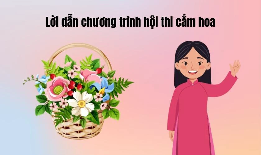 Lời dẫn chương trình hội thi cắm hoa ngày Giỗ tổ Hùng Vương 10 3