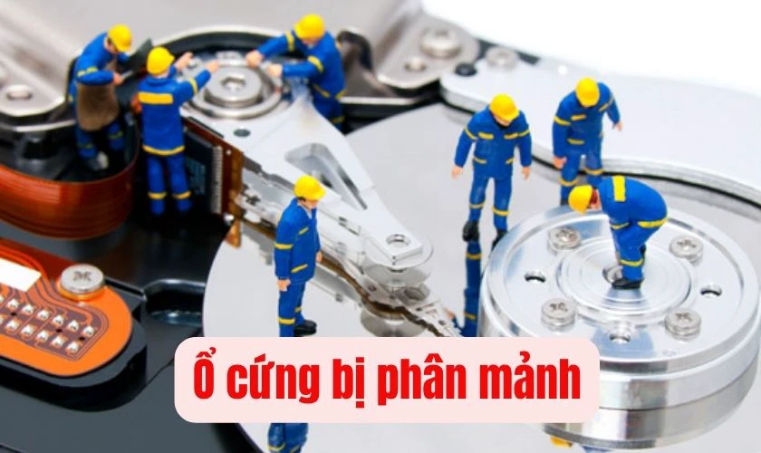 Ổ cứng bị phân mảnh gây ảnh hưởng đến hiệu suất