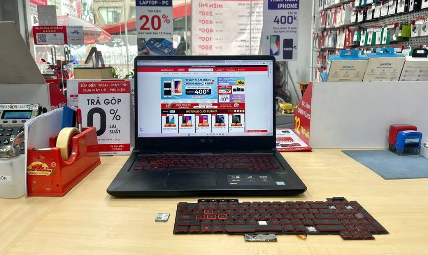 Địa chỉ sửa lỗi không đánh được số trên bàn phím laptop ASUS