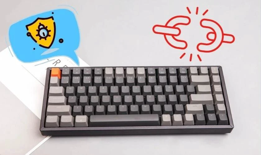 Thử với bàn phím rời để xác định lỗi phần cứng