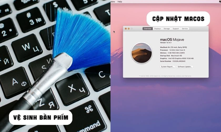 Cách hạn chế lỗi không đánh được số trên bàn phím MacBook Air