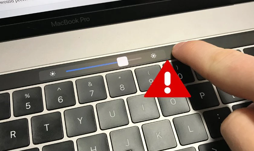 Lỗi màn hình MacBook Pro 2017 không chỉnh được độ sáng