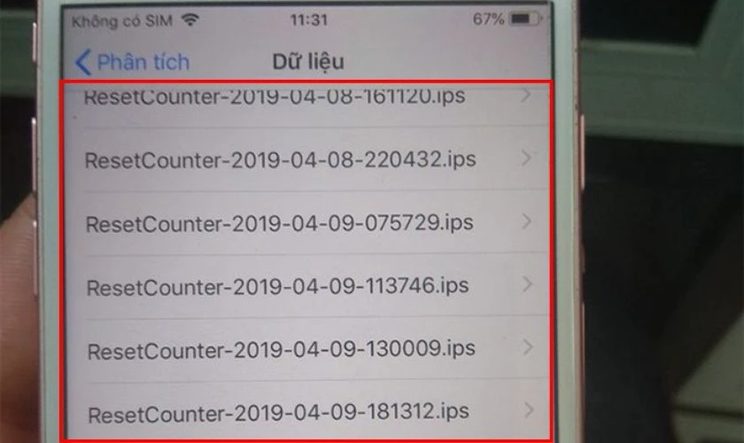 Lỗi Reset Counter iPhone là gì?