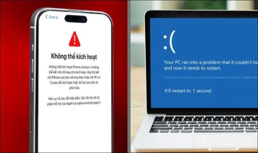 Dấu hiệu nhận biết lỗi thường gặp trên điện thoại, máy tính