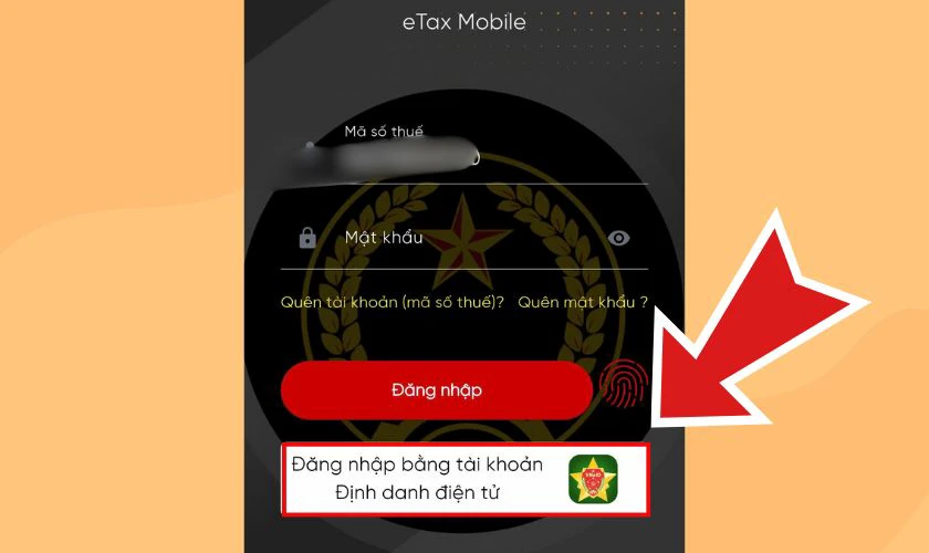 Các bước khắc phục lỗi xác thực người dùng eTax Mobile