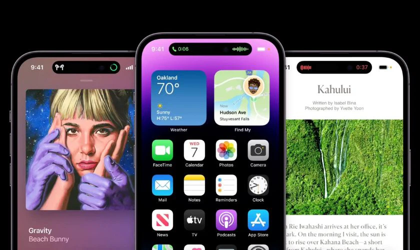 So sánh khác nhau giữa iPhone 15 Plus và 15 Pro Max về màn hình