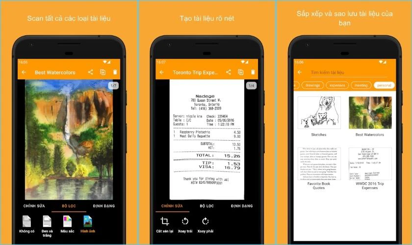 Genius Scan - Phần mềm Scan dành cho Android và iOS