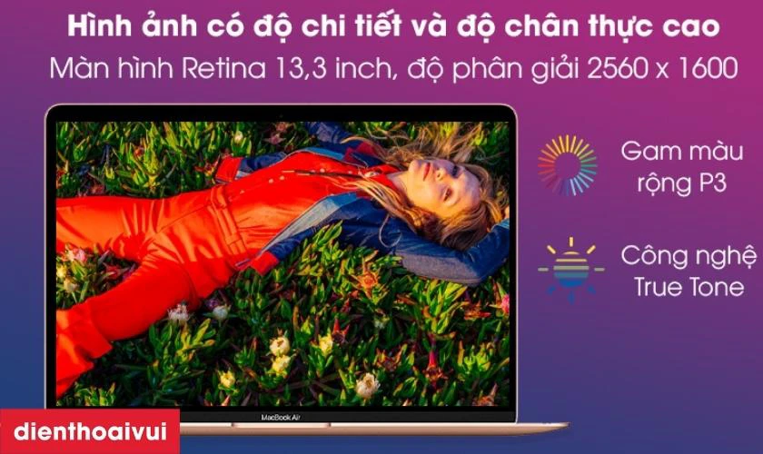 Điểm nổi bật của MacBook Air M1 256GB 2020 - Cũ trầy xước