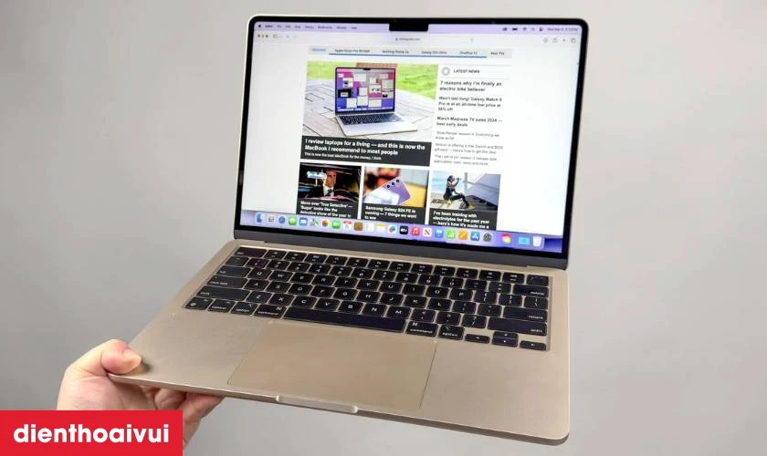 Điểm nổi bật của MacBook Air M3 13" 8CPU 10GPU 16GB 256GB 2024 - Cũ đẹp