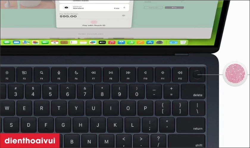 Bàn phím Magic Keyboard và Touch ID