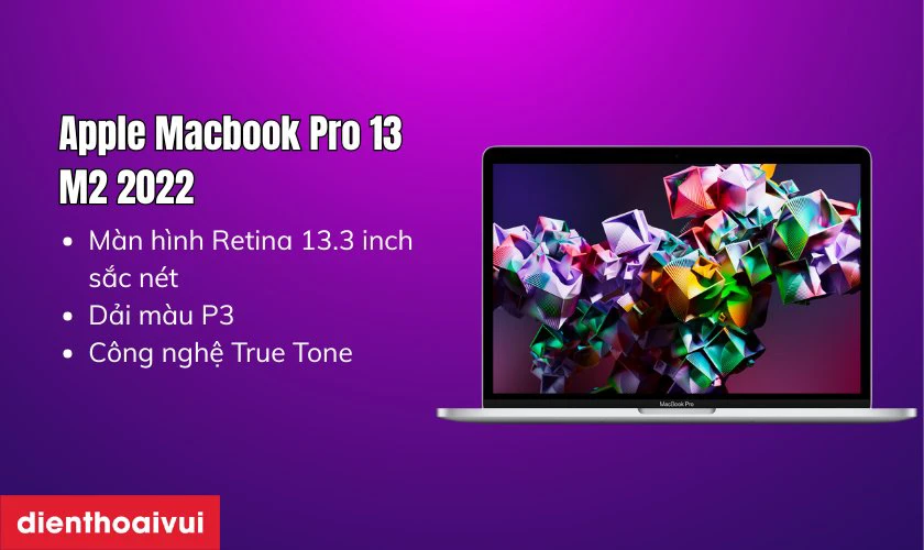 Màn hình Retina 13 inch sắc nét