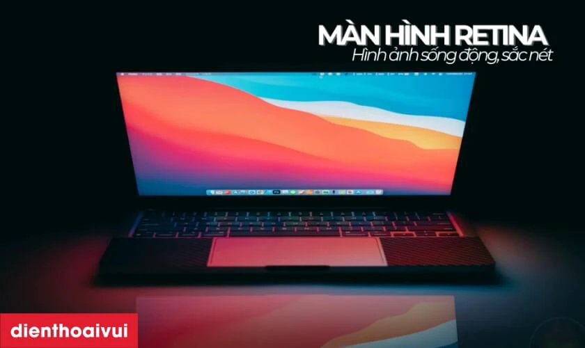 Màn hình Retina 13.3 inch sắc nét