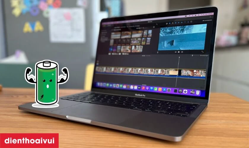 Thời lượng pin dài, phù hợp người hay di chuyển