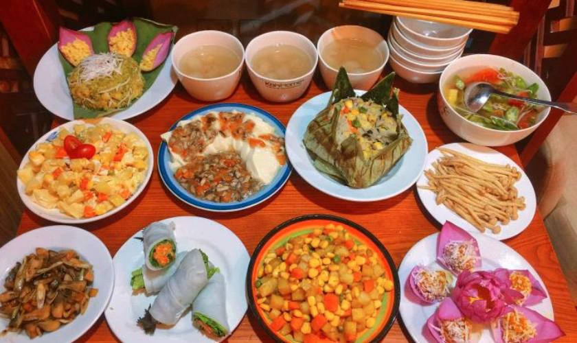 Mâm cúng chay 29 Tết
