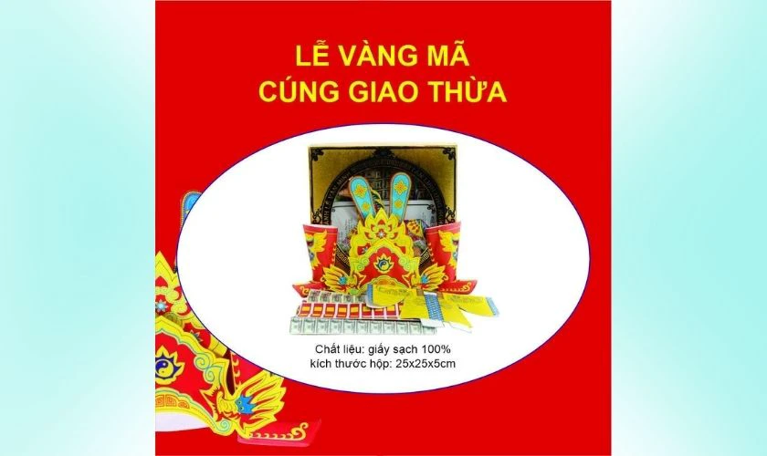 Vàng mã - Với ý nghĩa tiễn năm cũ, đón năm mới