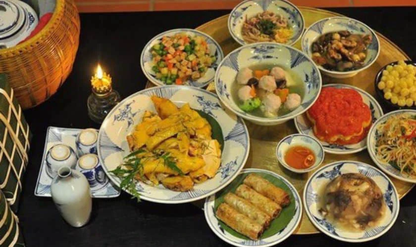 Mâm cơm cúng mùng 1 tết gồm những gì: Miền Bắc