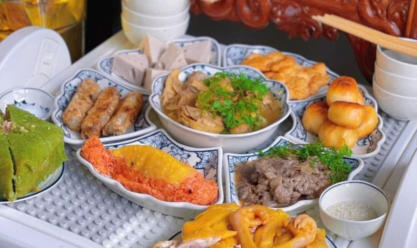 Hình ảnh mâm cúng mùng 1 Tết đẹp