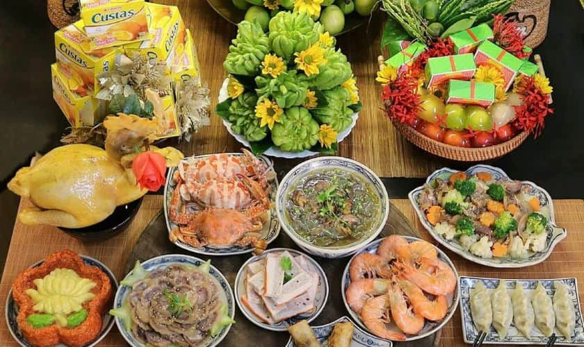 Hình ảnh mâm cúng đẹp cho mùa Xuân đẹp