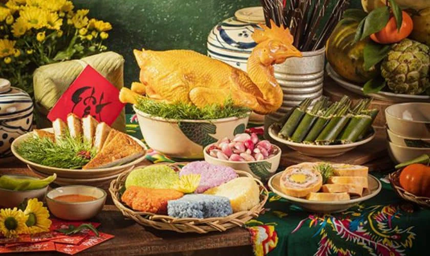 Hình ảnh mâm cúng đẹp cho mùa Xuân Bính Ngọ 2026