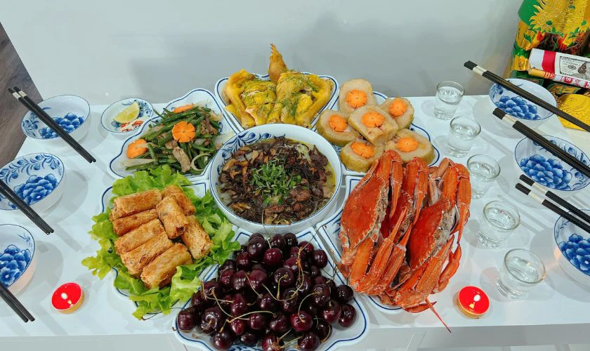 mâm cúng ông Táo 23 tháng Chạp đẹp