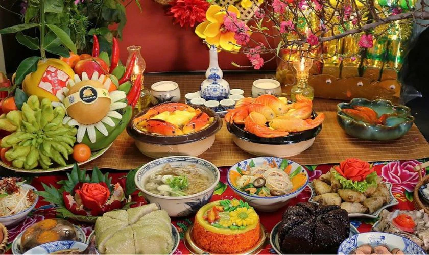 Bày mâm cơm ông Táo 23 tháng Chạp đẹp 2026