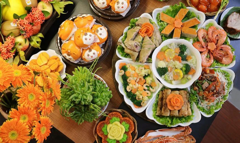 Cách sắp xếp mâm cơm ông Táo