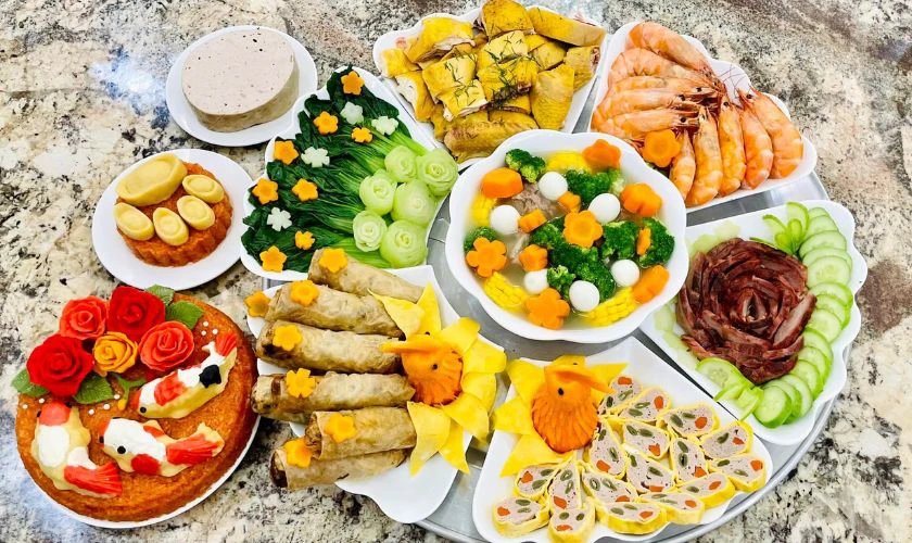 Hình ảnh mâm cơm cúng ông Táo 23 tháng Chạp