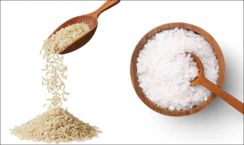 Gạo và muối tượng trưng cho sự no đủ, ổn định