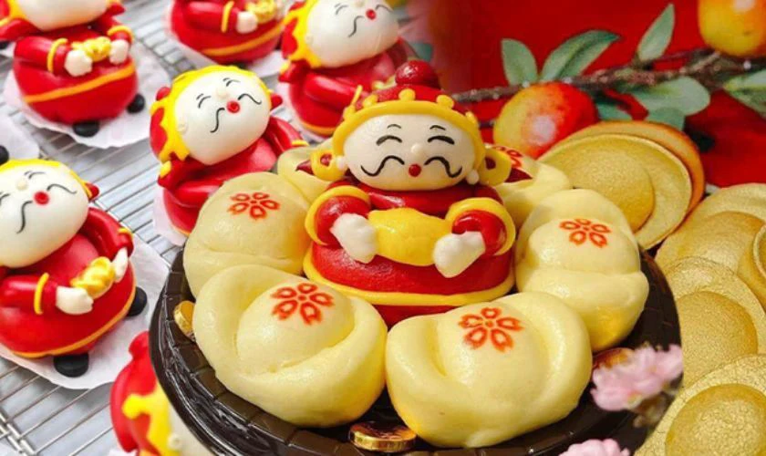 Bánh kẹo trong mâm cúng tượng trưng cho sự ngọt ngào