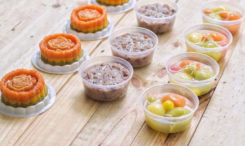 Chè và xôi là lễ vật quen thuộc, tượng trưng cho sự no đủ