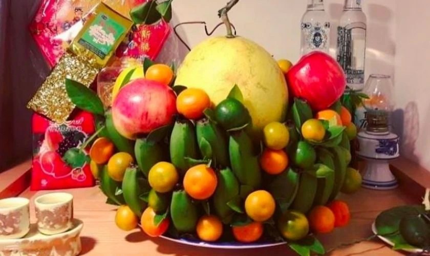 Hình ảnh mâm ngũ quả miền Bắc đẹp nhất