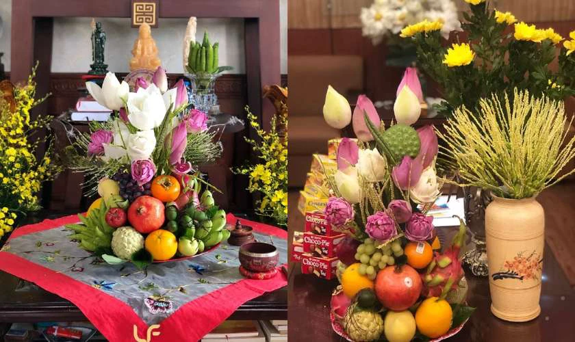 Cắm hoa trang trí thêm tinh tế